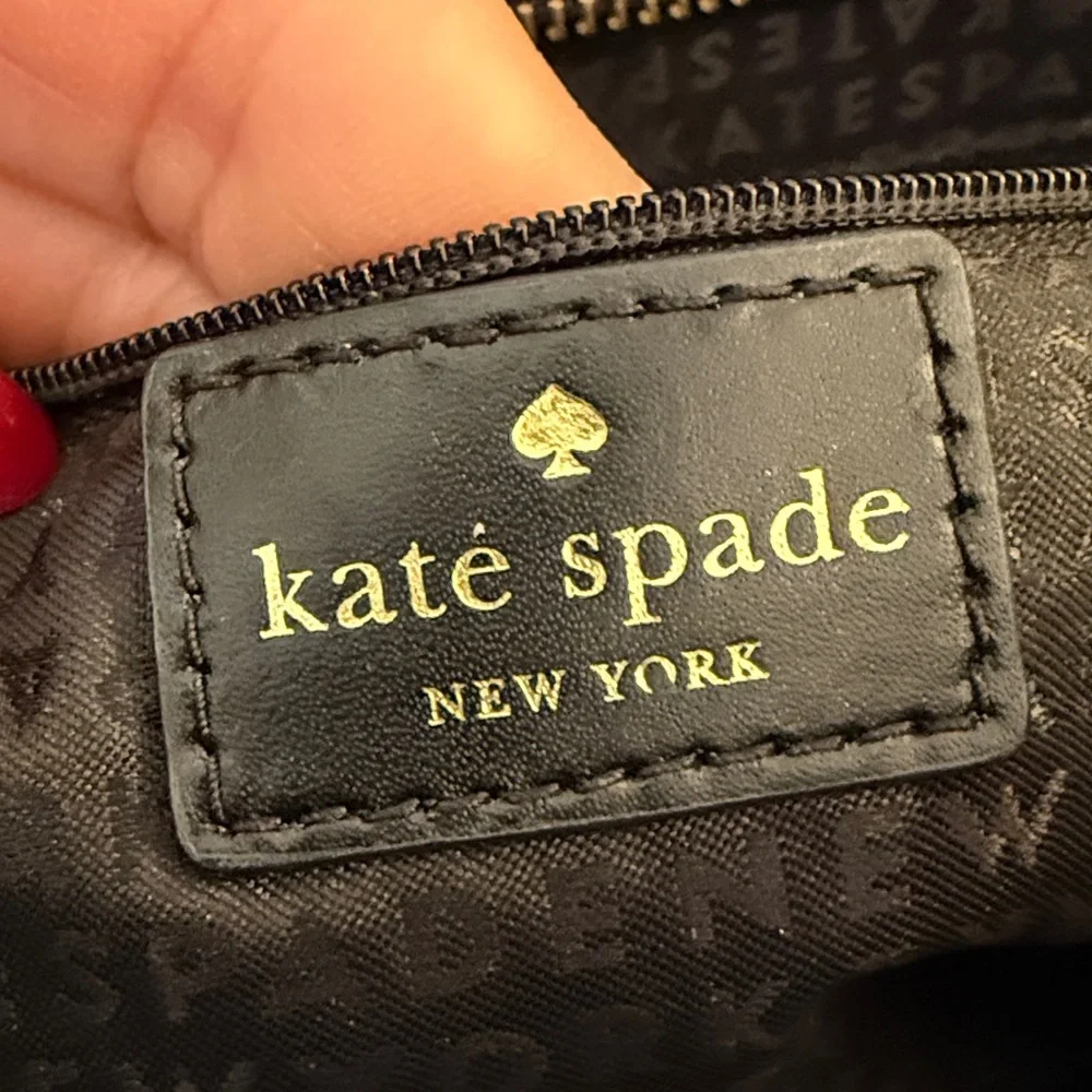 Kate Spade Black Bow Accent Tote - Picture 2 of 4
